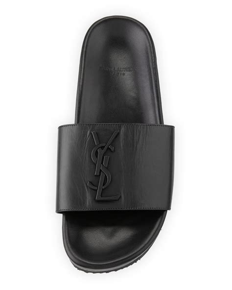 ysl slides|YSL flip flops.